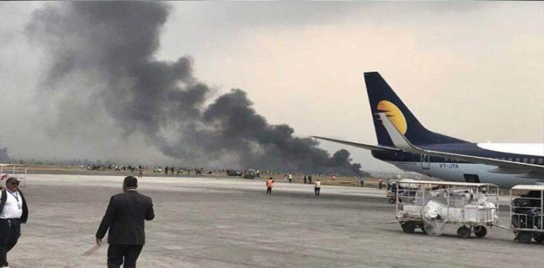 കാഠ്മണ്ഡുവില് വിമാനം തകർന്നു fe-image-plain-crash