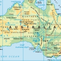 australia map