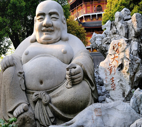 laughing budha statue china
