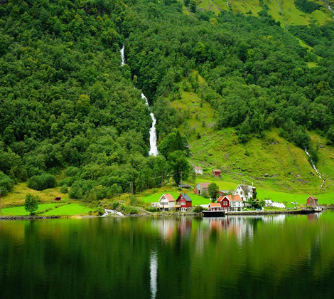 The fjord songne Norway